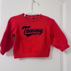 Red Tommy Sweater 6-9 months